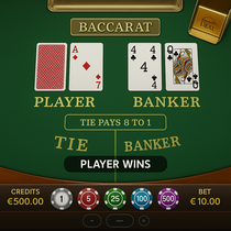 RollingSlot - Baccarat - Augsto likmju galda spēle